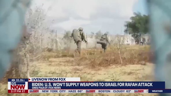 U.S. won't supply weapons to Israel for Rafah attack