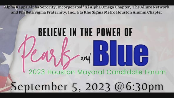 Believe in the Power of the Pearls and Blue 2023 Houston Mayoral Candidate Forum