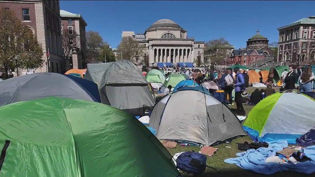 Columbia protestors agree to take down tents