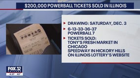 3 Illinois Lottery players win $200K in Saturday Powerball drawing