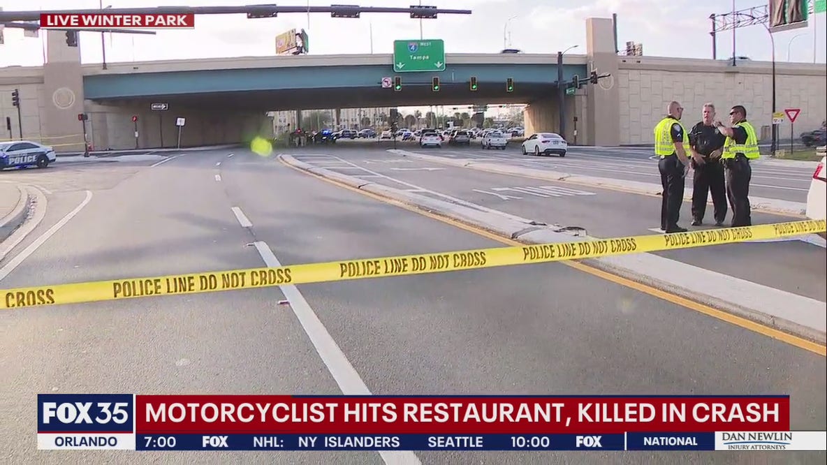 FHP: Motorcyclist dies after crashing into Winter Park restaurant