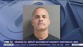 Orange County deputy arrested, accused of pushing ex-wife