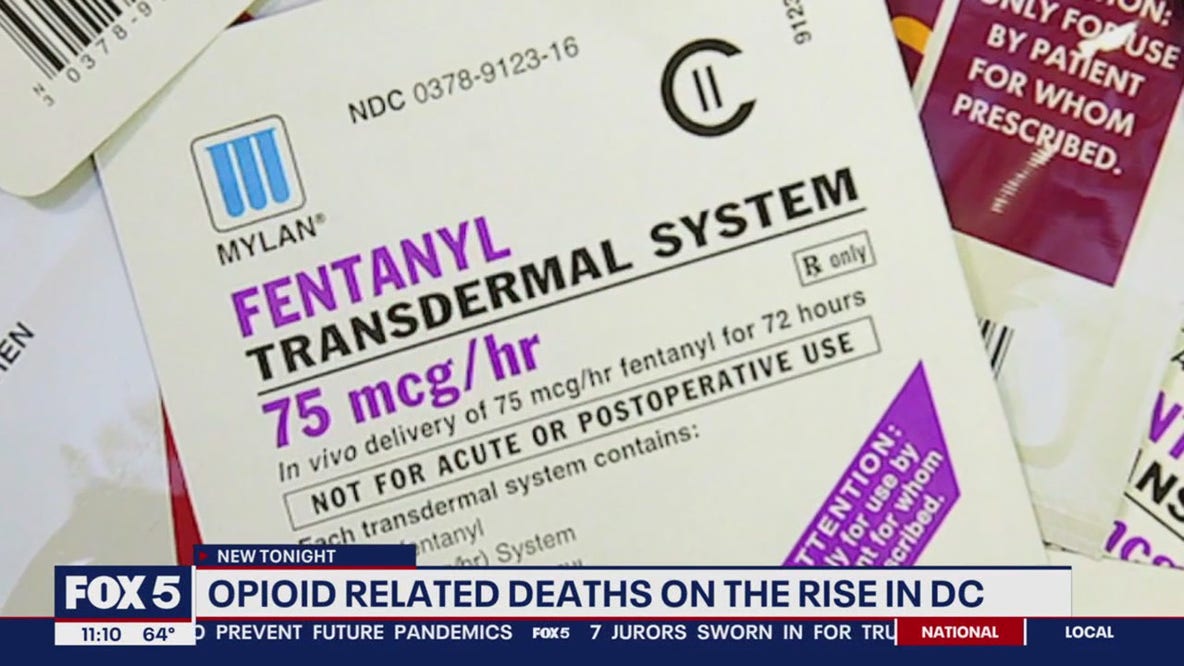 Opioid overdose deaths in DC reached record high in 2023: report