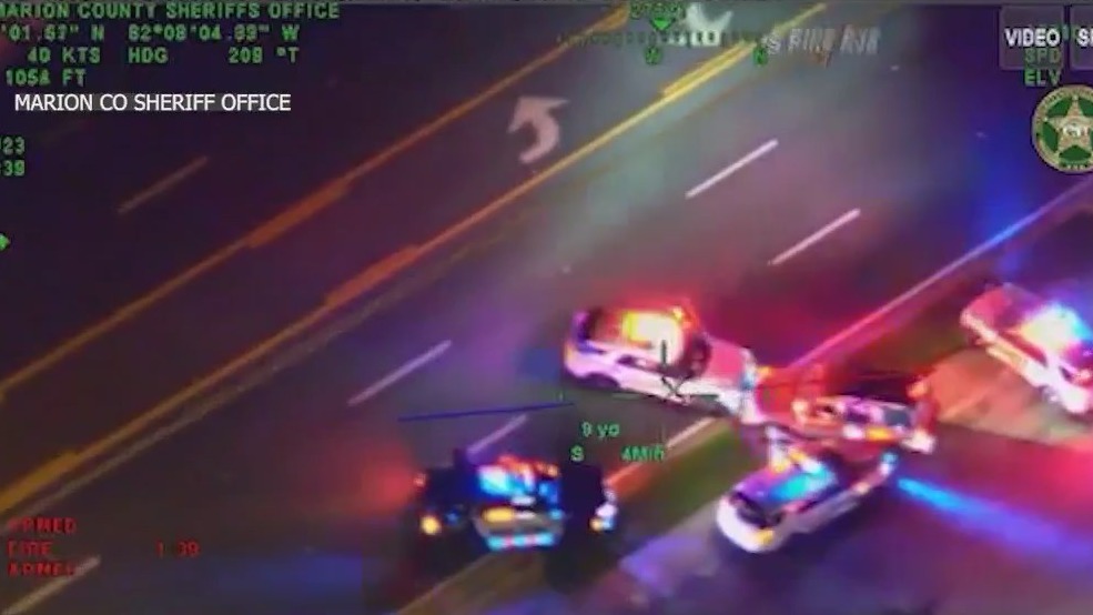 Underage driver leads deputies on wild chase
