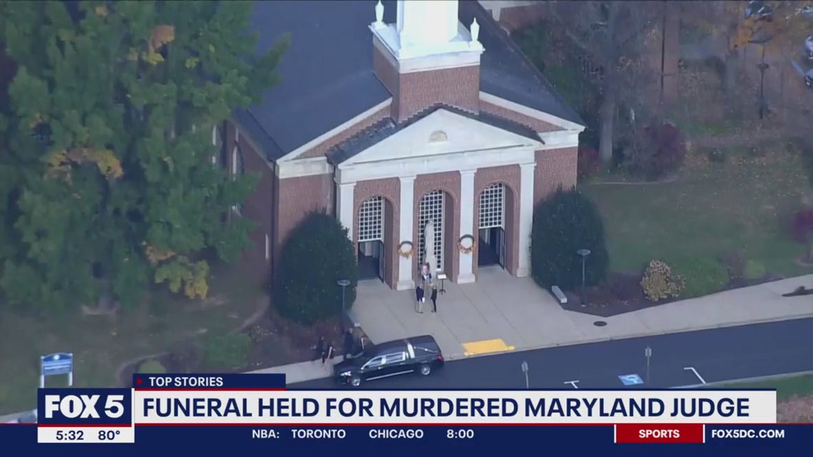 Funeral held for murdered Maryland judge