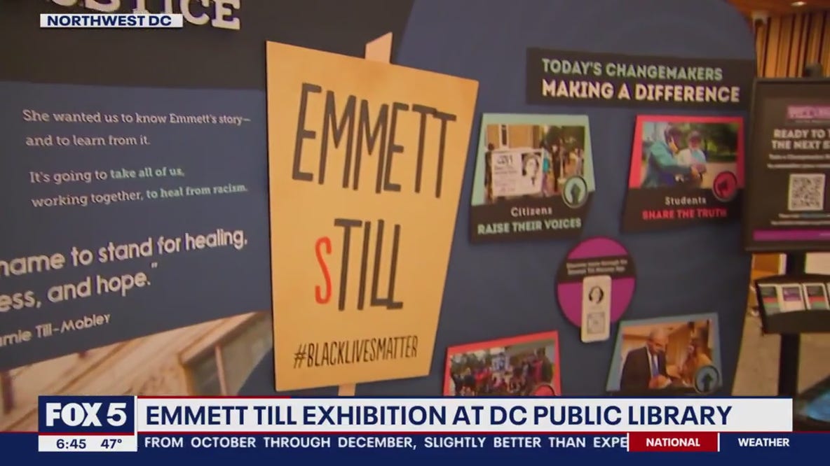 Emmett Till Exhibit at DC Public Library