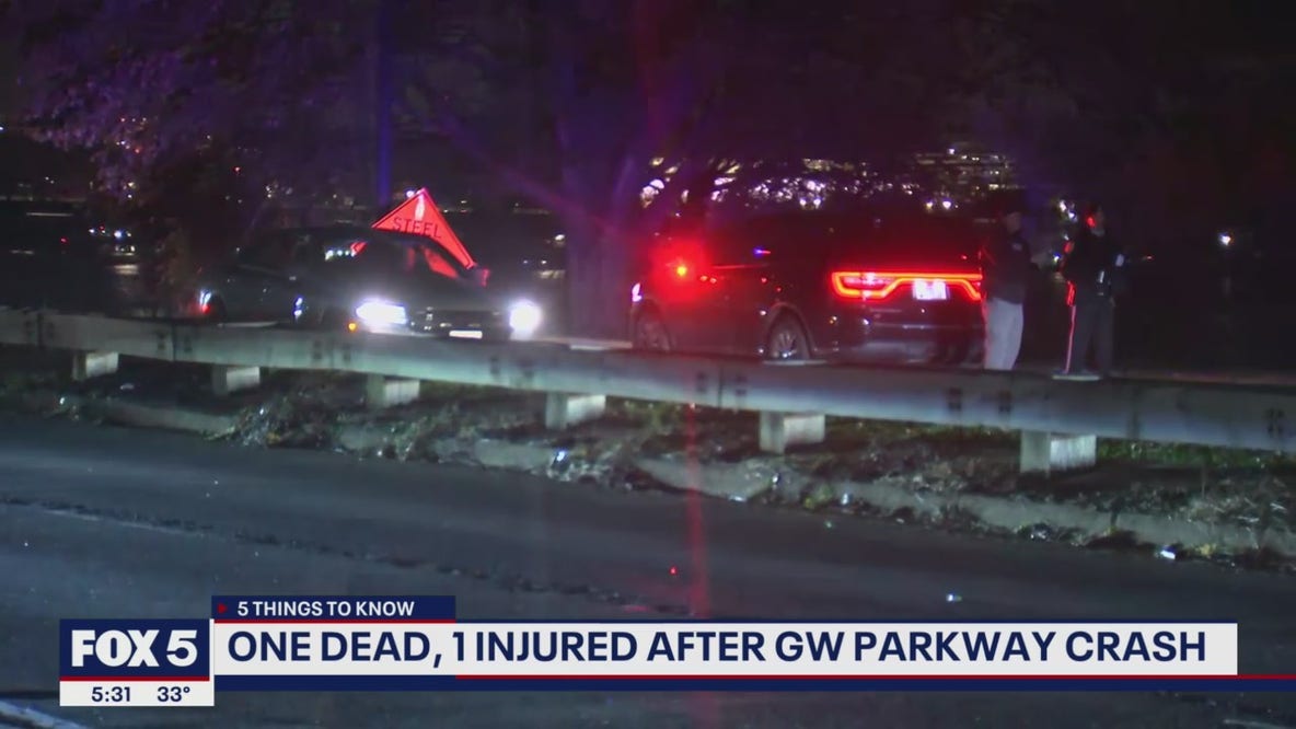 1 dead after vehicle crashes into Potomac River