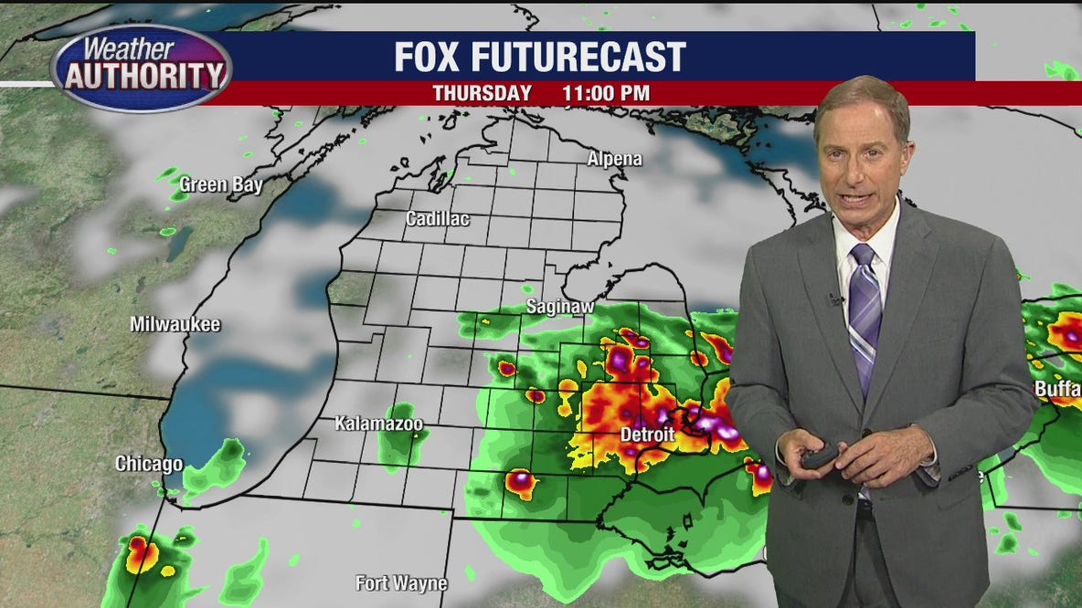 Storms move out of Metro Detroit, Friday gets calmer