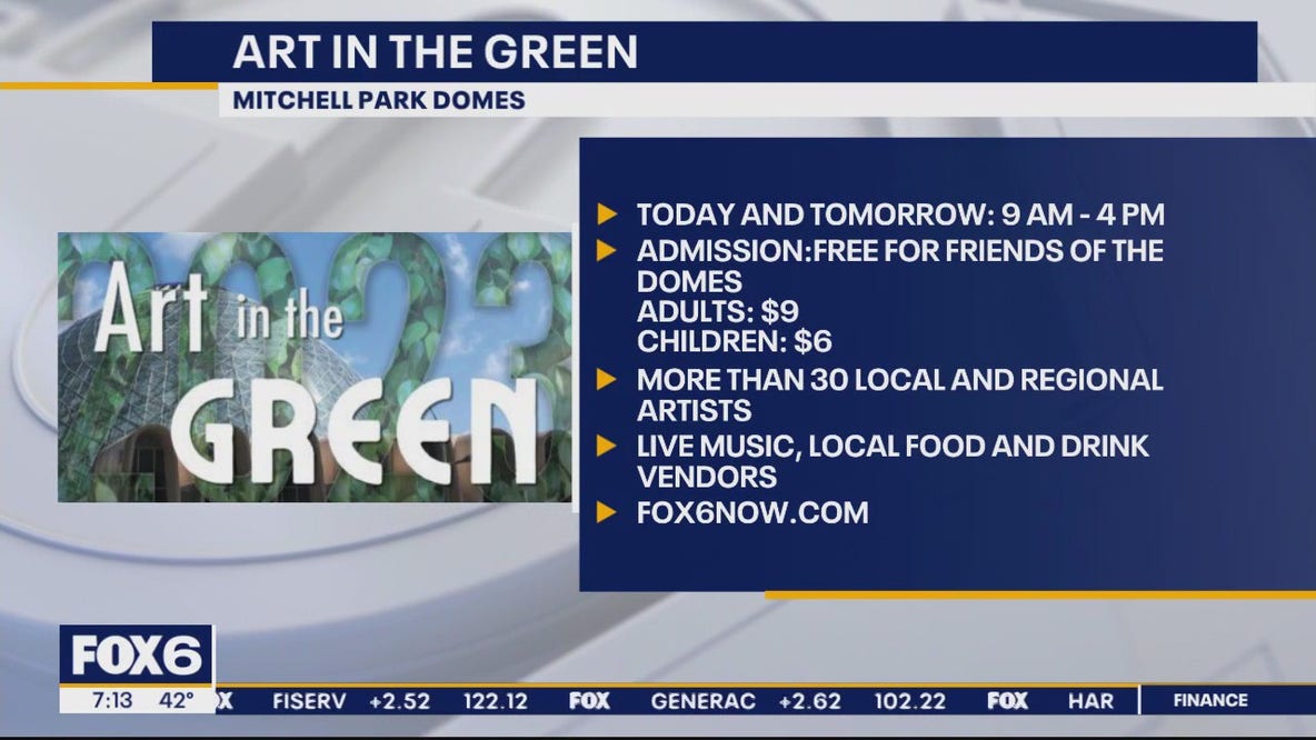 Art in the Green festival at Mitchell Park Domes