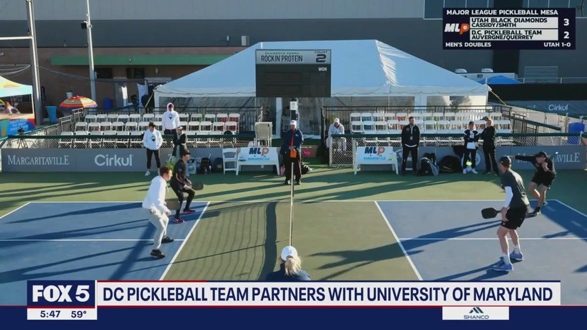 DC pickleball team partners with University of Maryland