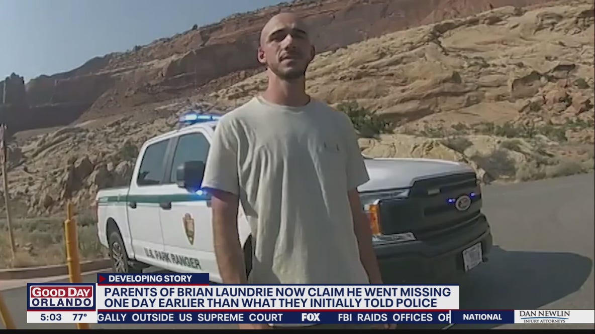 Brian Laundrie: Parents claim he went missing one day earlier than they initially told police