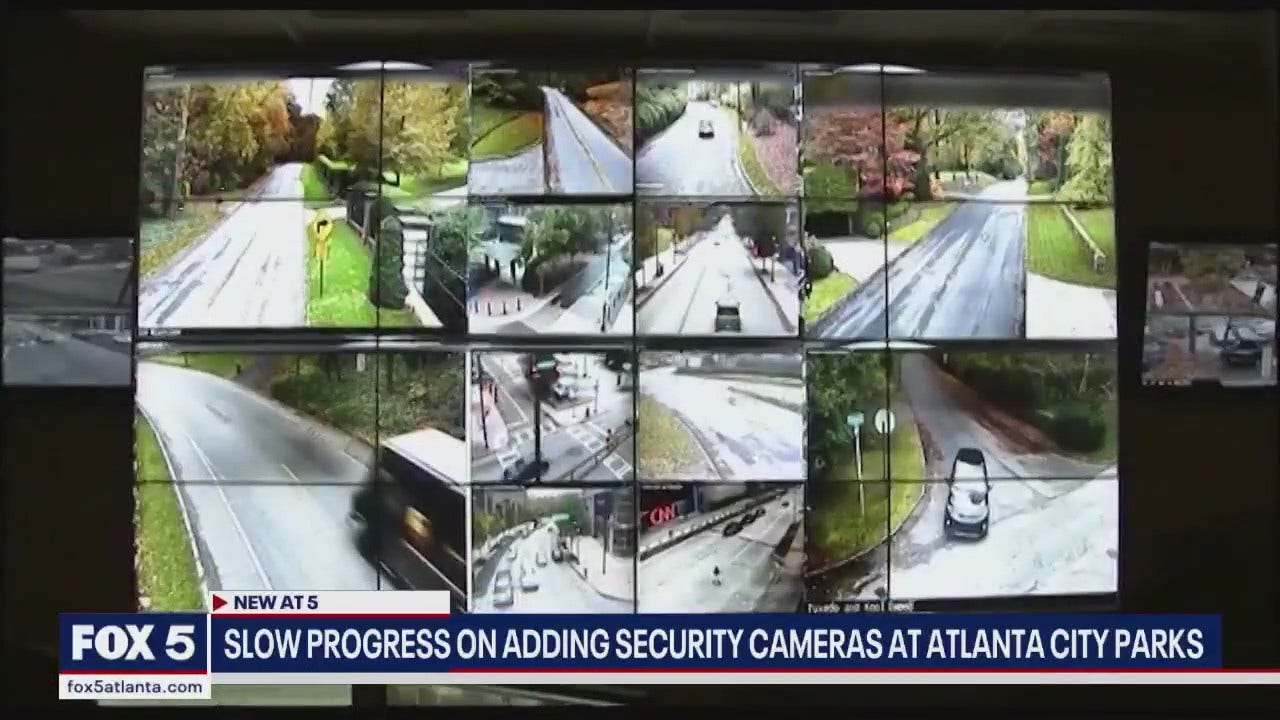 Slow progress adding security cameras at Atlanta parks