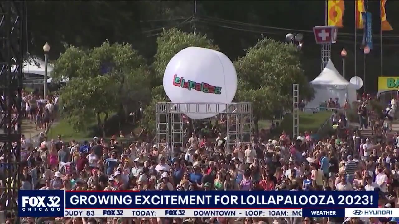 Lollapalooza 2023 to take over Chicago Thursday