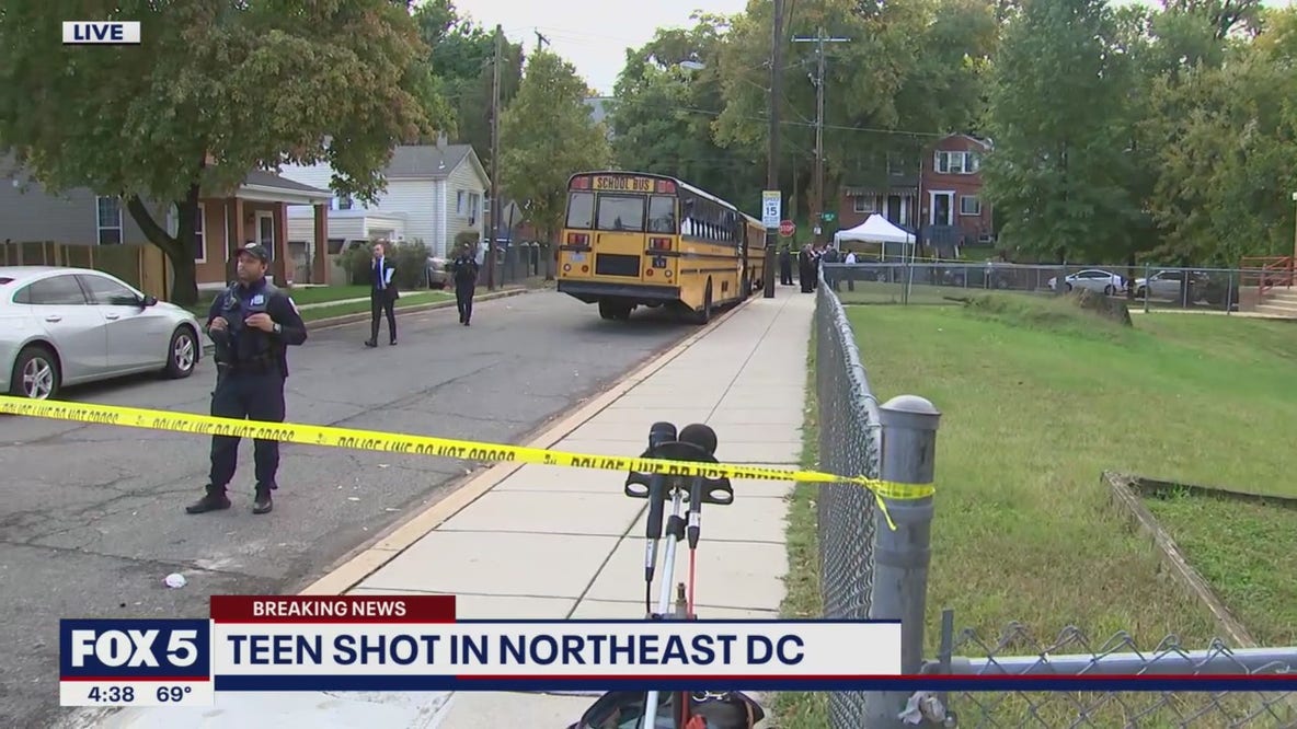 Teen shot in Northeast DC
