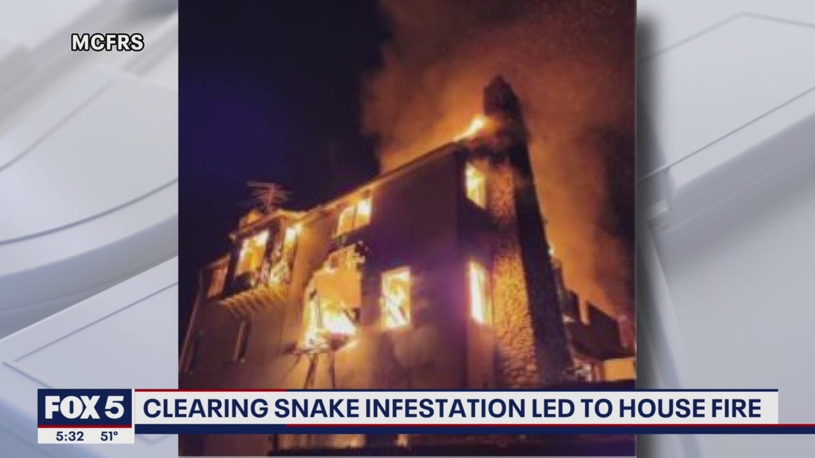 Clearing snake infestation led to house fire in Montgomery County