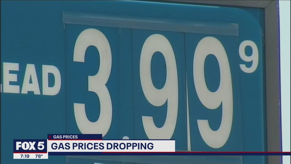 Gas prices dropping across DMV