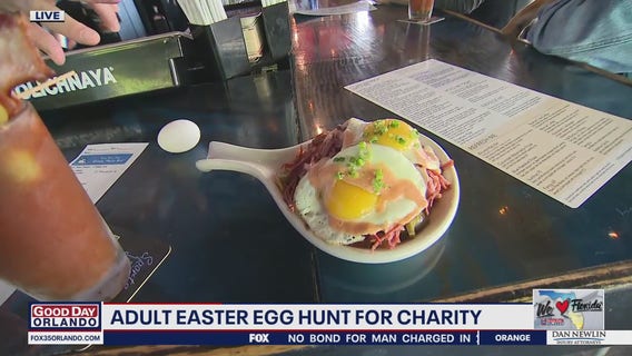 Adult Easter egg hunt for charity