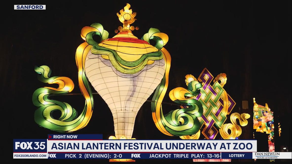 Asian Lantern Festival underway at Central Florida Zoo