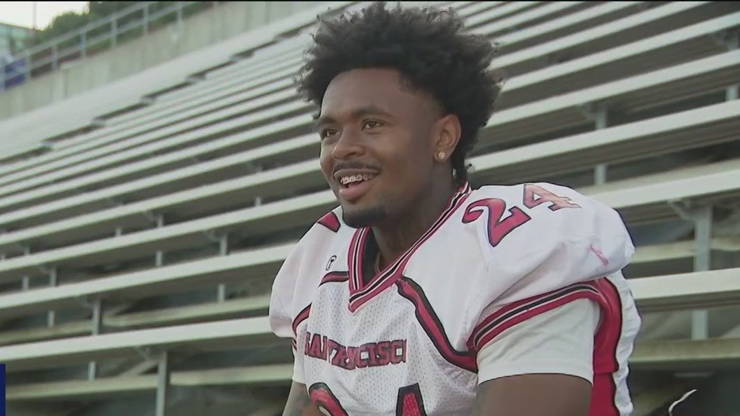 K'aun Green focuses on football after being shot by San Jose police