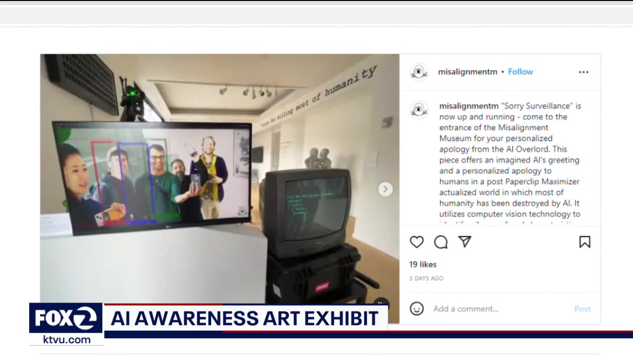 SF Misalignment Museum hosts AI awareness exhibit