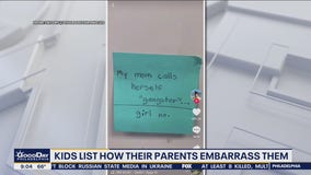 Kids list embarassing things their parents do