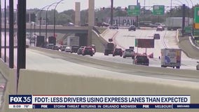 New Interstate 4 express lanes in Orlando not as busy as anticipated