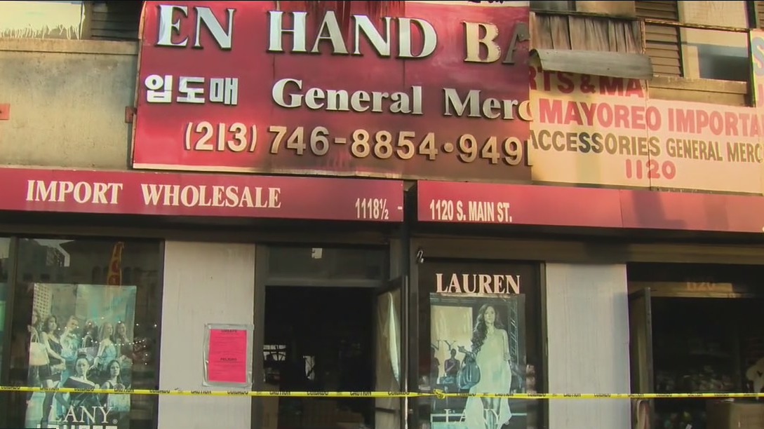 Family business goes up in flames