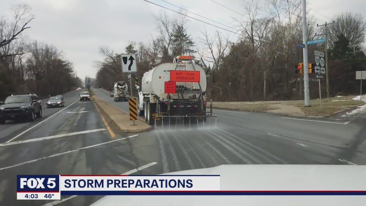 Crews preparing for winter weather in Virginia