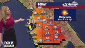 Tampa weather: Warm temps in Bay Area on Saturday