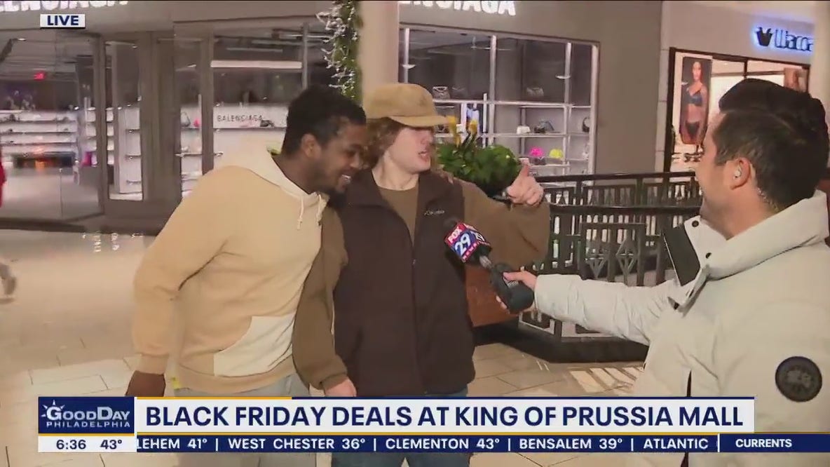 Black Friday shopping at King of Prussia Mall