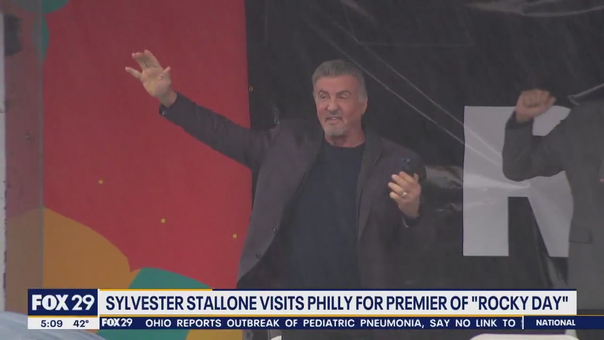 Sylvester Stallone visits Philadelphia for inaugural 'Rocky Day'