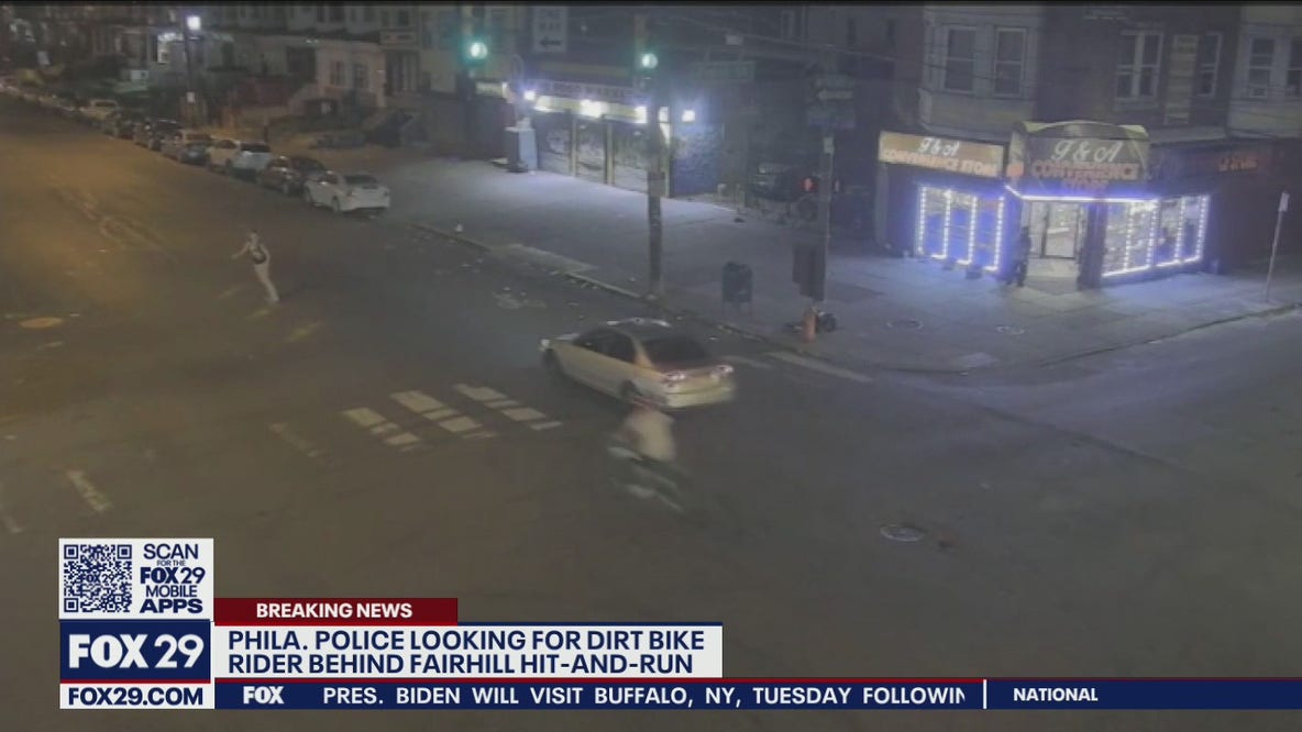 Police: Dirt bike driver sought in hit-and-run crash with teen skateboarder in Fairhill