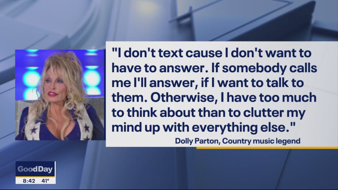 What's Good with the Wolf: Dolly Parton doesn't text
