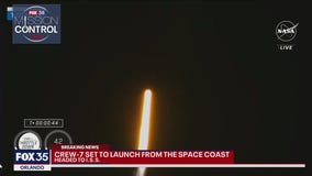 Watch: Crew-7 launches from Florida to ISS