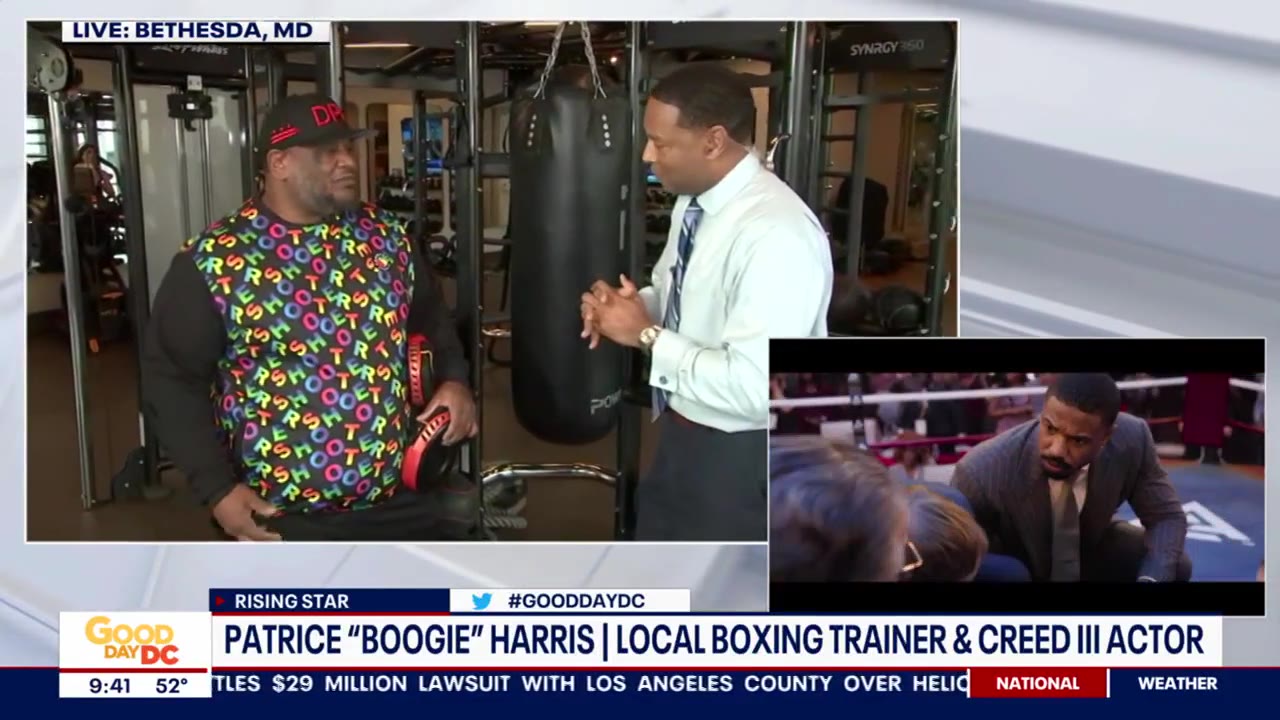 Local boxing trainer featured in Creed III