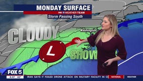 FOX 5 Weather forecast for Monday, January 30
