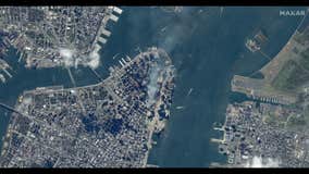 Original satellite images from 2001 show 9/11 attack sites