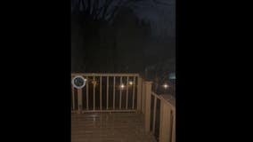 Video of hail in Lombard