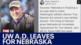 UW Athletic Director Troy Dannen leaves for Nebraska
