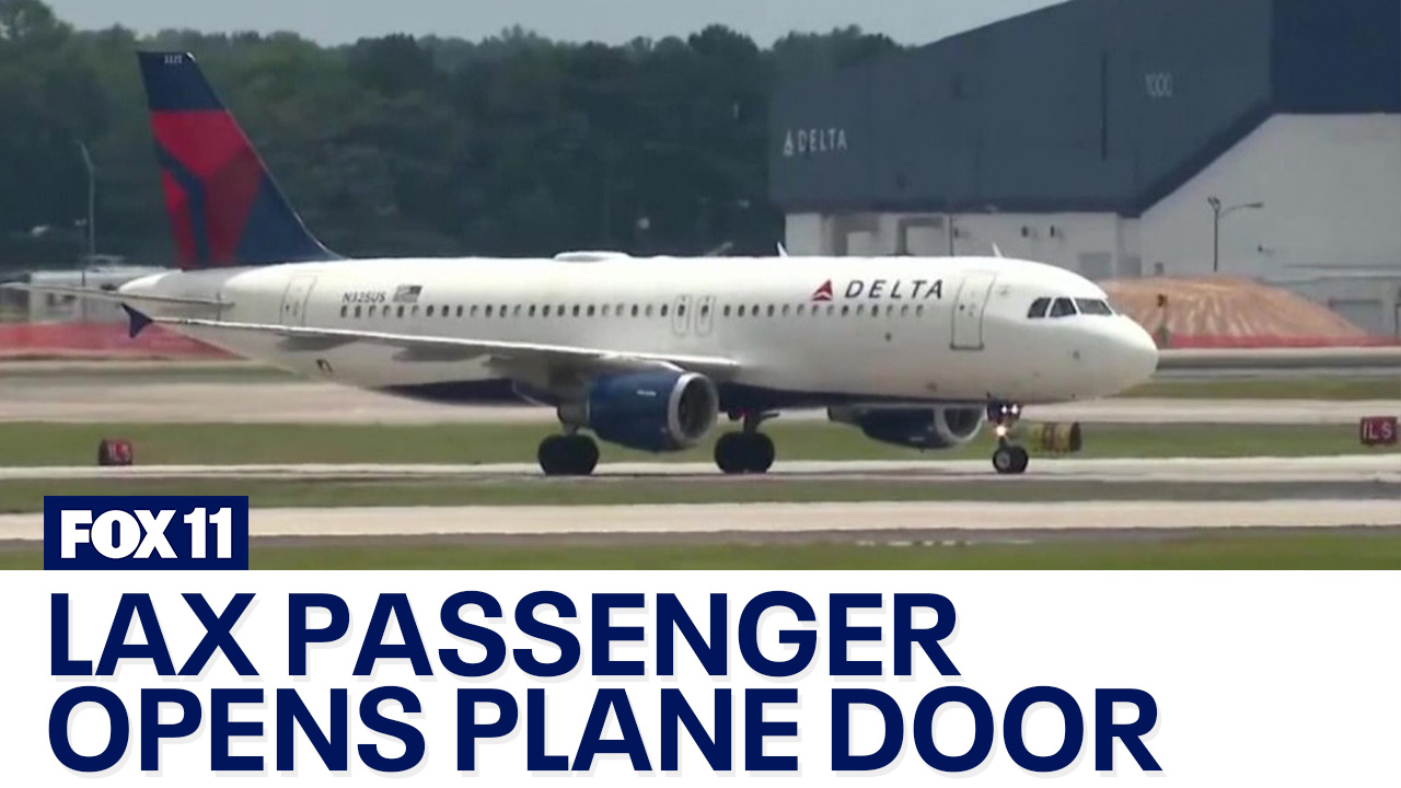 Delta passenger opens plane door at LAX