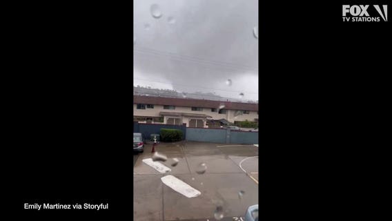 Tornado warning issued for San Diego County