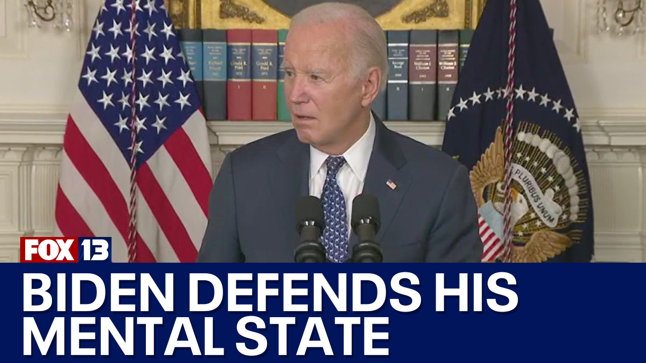 President Biden defends his conduct and mental state