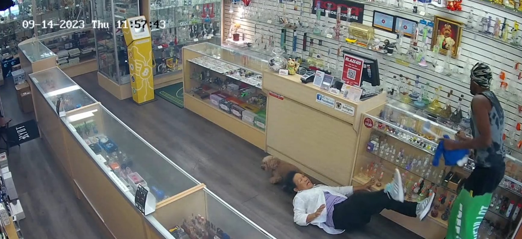 Chinatown store employee thrown to ground