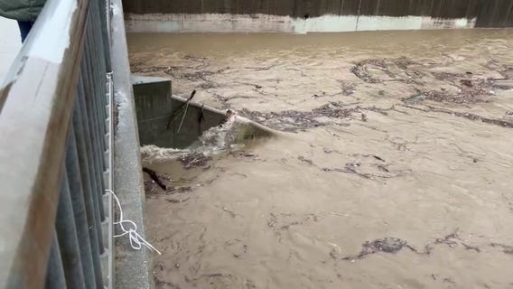 California storms filling banks of LA River