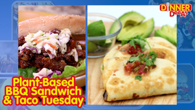 Dinner DeeAs: Plant-Based BBQ Sandwich & Taco Tuesday