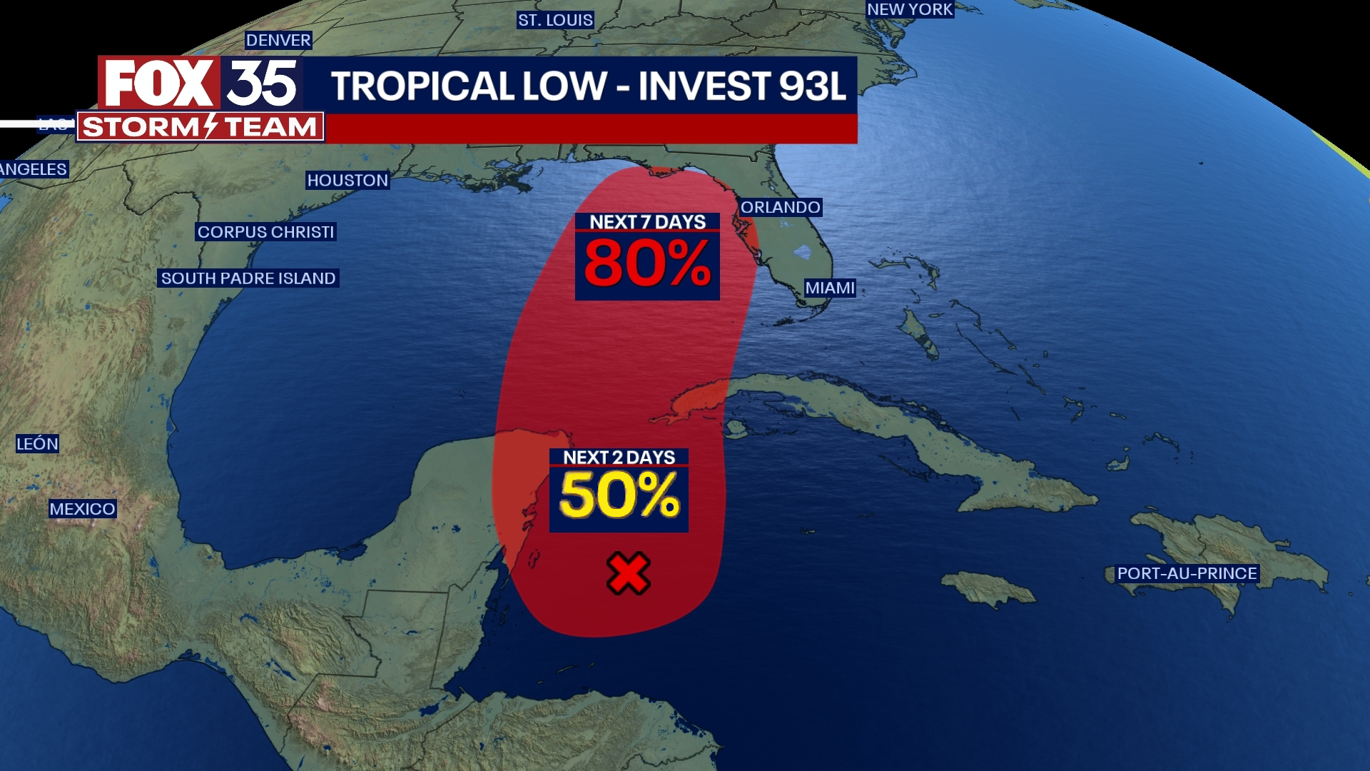 Tracking Invest 93L: System may form in Gulf