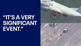 Tire falls off United jet after takeoff