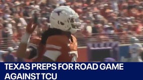 Texas preps for road game against TCU