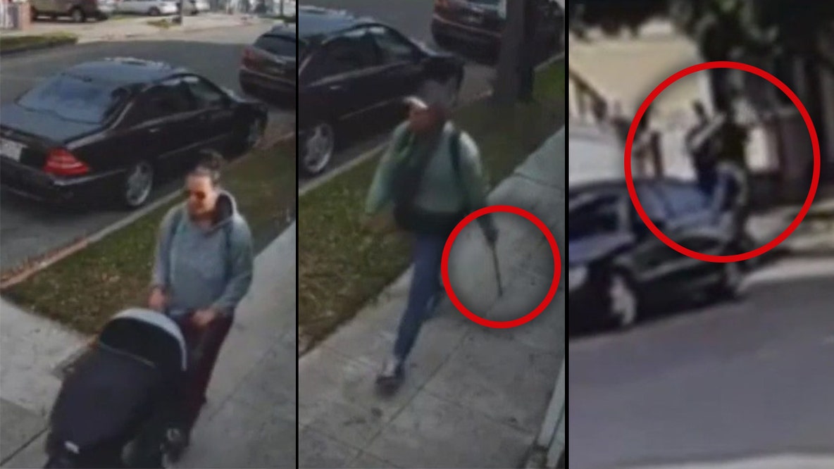 Man attacks women with metal rod
