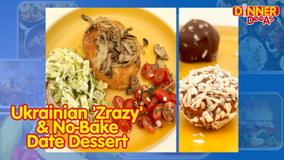 Dinner DeeAs: Ukrainian 'Zrazy'  & No-Bake  Date Dessert